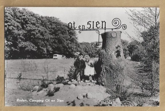 Ansichtkaart Roden, Camping Ot en Sien, Ophalen of Verzenden, 1960 tot 1980, Gelopen, Drenthe
