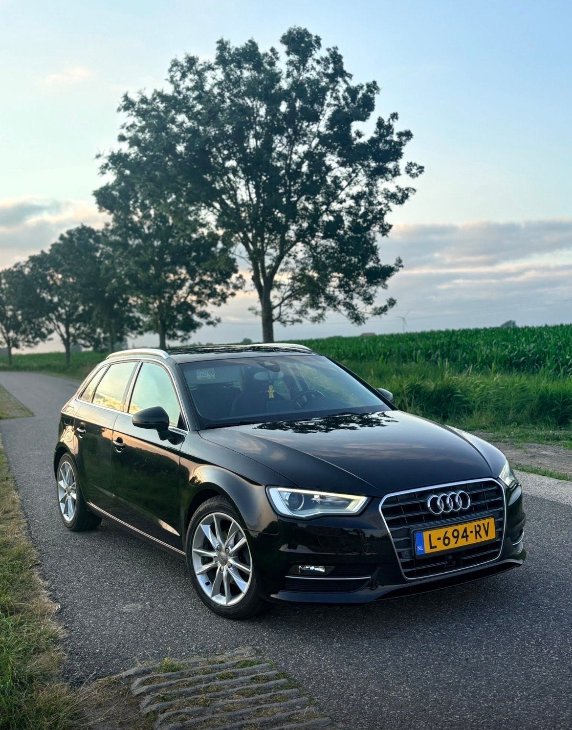 Audi A3 1.4 Tfsi 110KW SB S-tronic 2014 Zwart, Auto's, Audi, 4 cilinders, 1210 kg, Zwart, 1395 cc