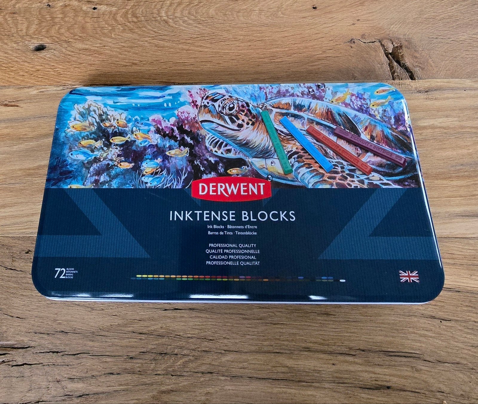 Derwent Inktense Blocks - 72 kleuren - Ongebruikt, Ophalen, Nieuw, Waterverf
