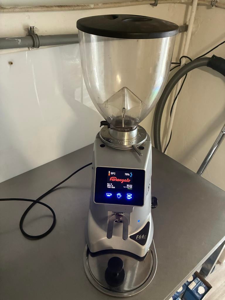 Fiorenzato F64E Koffiemolen - Zo goed als nieuw, Witgoed en Apparatuur, Koffiezetapparaten, Zo goed als nieuw, Koffiebonen, Overige modellen