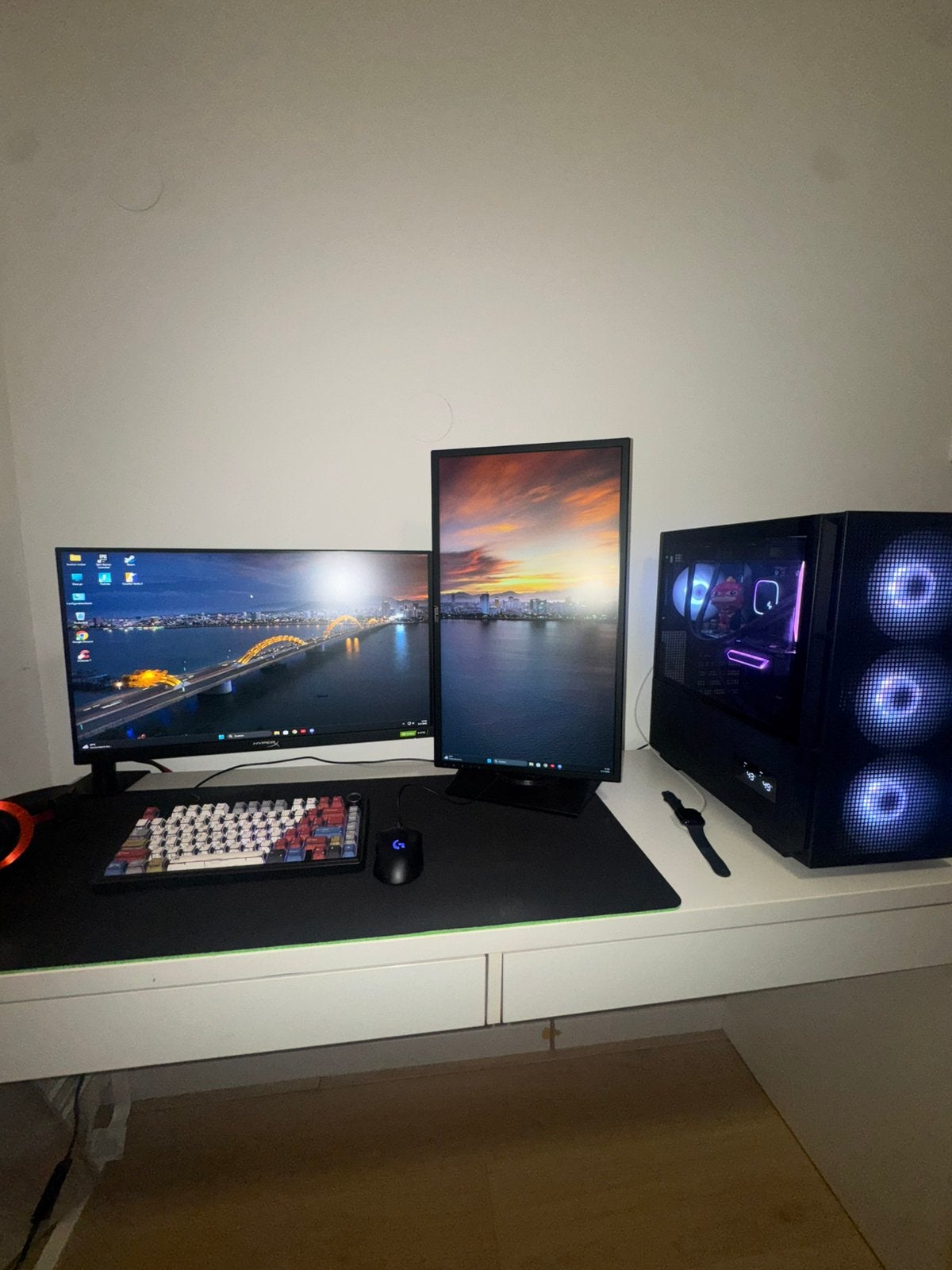 Complete Gaming Setup 7800XD3/4070S/240&165hz monitor, Ophalen, 32 GB, Zo goed als nieuw, Gaming