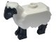 Lego Dieren Schaap Wit White Sheep with Black Head, Lego, Nieuw, Ophalen of Verzenden, Losse stenen