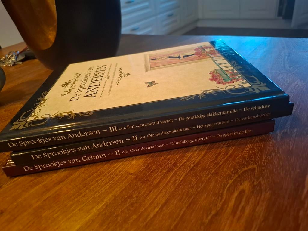 3 Sprookjesboeken Andersen en Grimm - Nieuwstaat, Boeken, Sprookjes en Fabels, Ophalen of Verzenden, Zo goed als nieuw, Hans Christian Andersen, Gebroeders Grimm