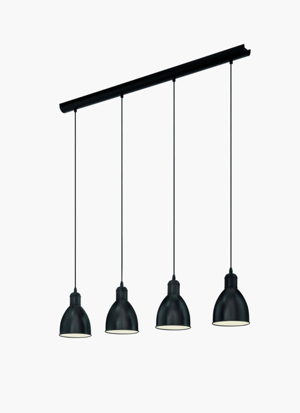 Nieuw Eglo Priddy Zwarte Hanglamp met 4 Lampen - Modern Desi, Ophalen, Modern, Industrieel, Nieuw, E27 (groot)