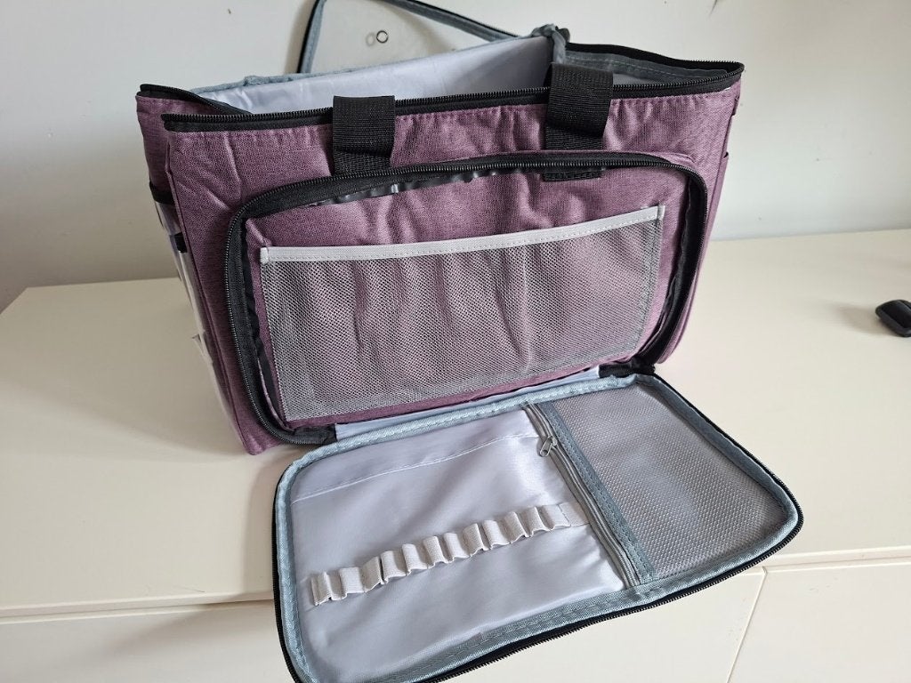 Brei/haak/handwerk opbergtas paars groot NIEUW, Ophalen, Nieuw, Breien, Overige typen