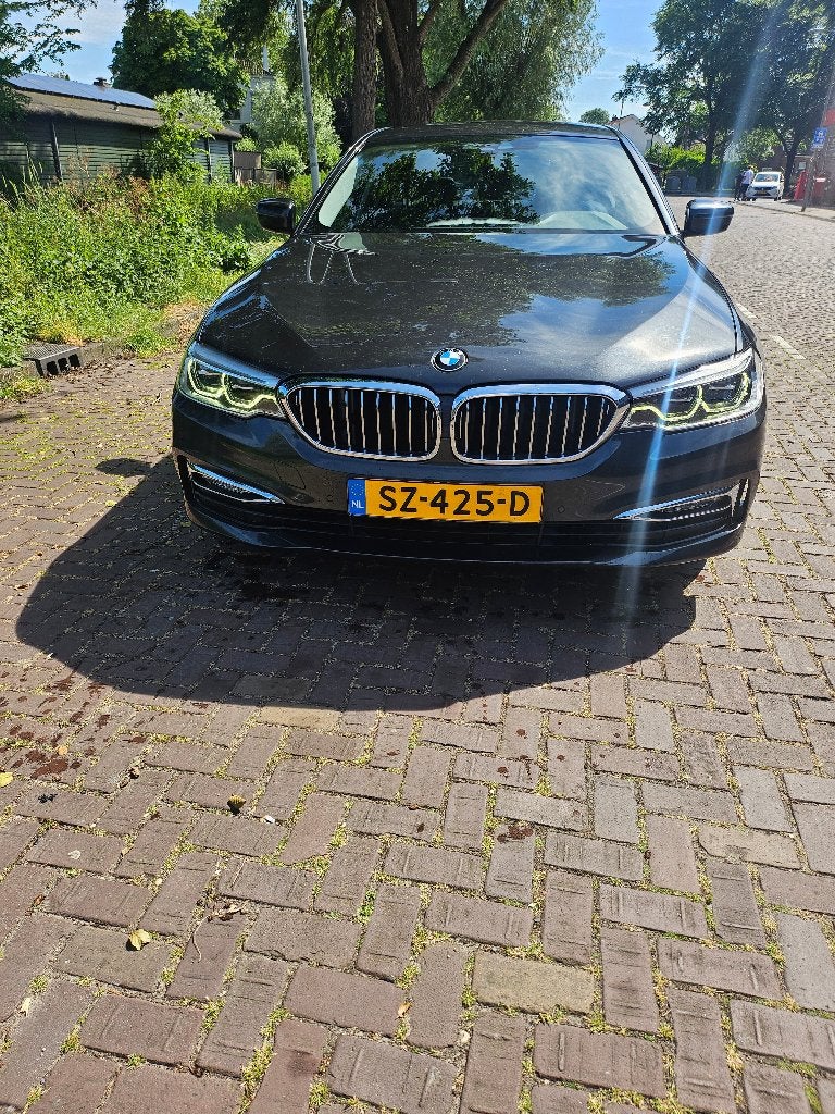 BMW 5-Serie 520d 190pk 2018 Grijs, Automaat, 1995 cc, Diesel, Particulier