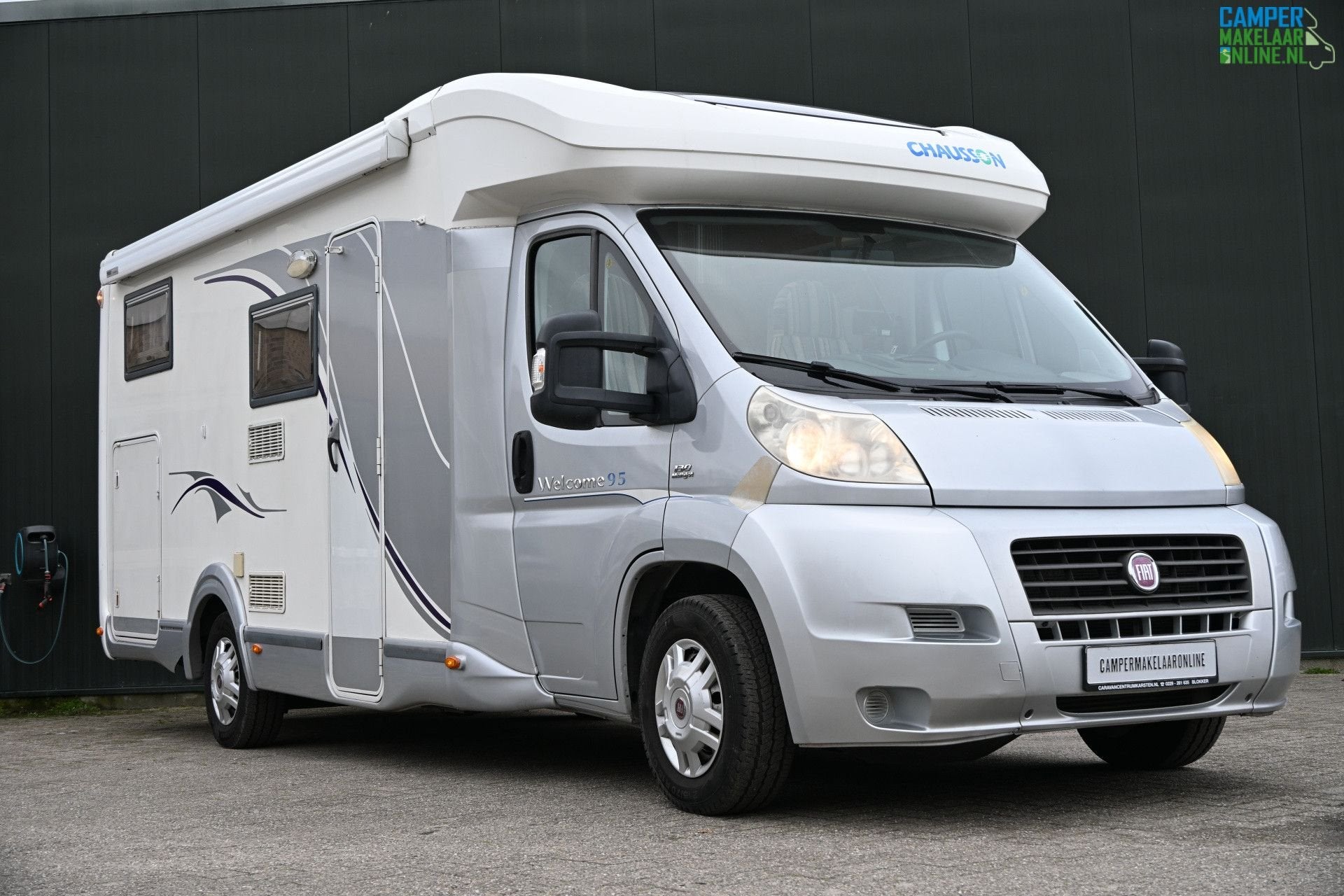 Chausson Welcome 95 |Enkele bedden|Cassetteluife|Lage KM, Caravans en Kamperen, Luifel, 7 tot 8 meter, Tot en met 3, Half-integraal