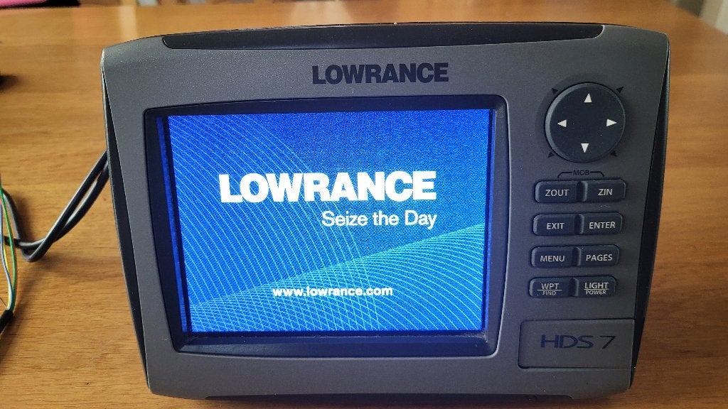 Lowrance HDS 7 Gen 2  Fishfinder/Kaartplotter, Ophalen of Verzenden, Gebruikt, Kaartplotter of Fish Finder