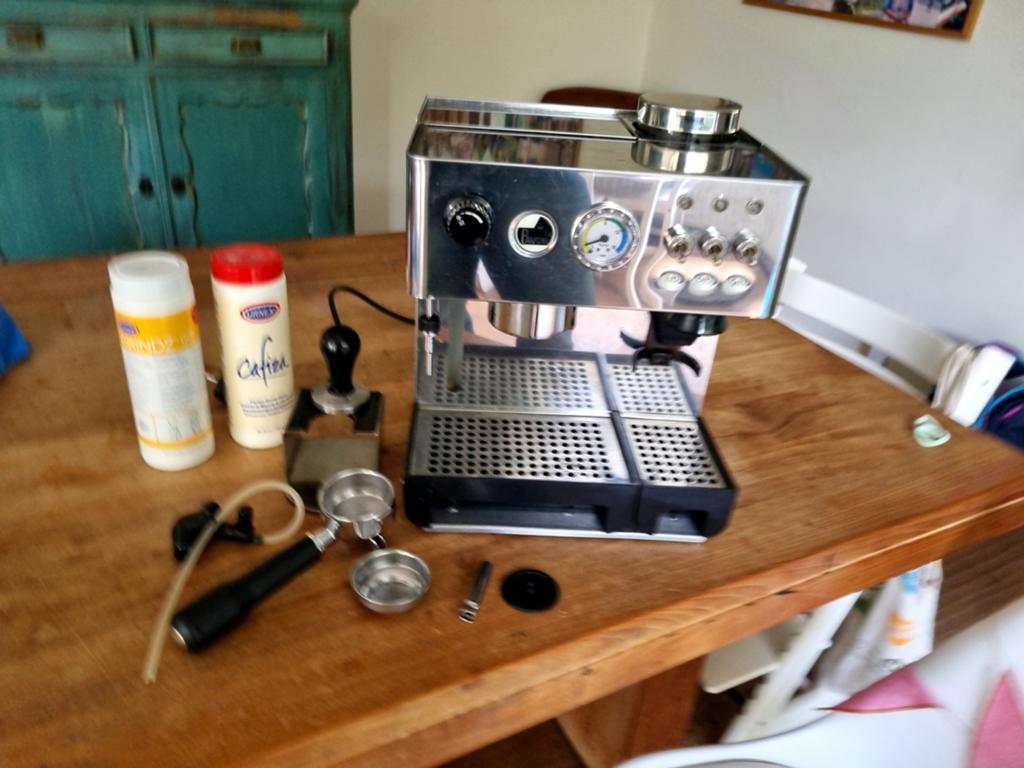 La Pavoni Domus Bar Espresso Apparaat met accessoires, Witgoed en Apparatuur, Koffiezetapparaten, Ophalen of Verzenden, Espresso apparaat