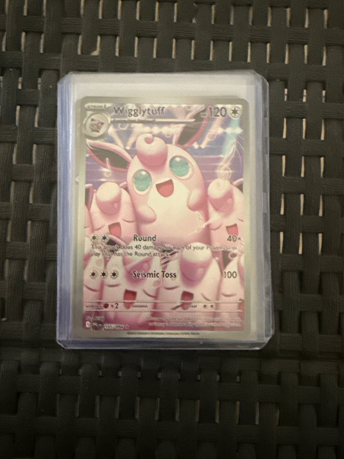 Wigglytuff EX Pokemon Kaart - Phantasmal Flames, Ophalen of Verzenden, Zo goed als nieuw, Losse kaart, Foil