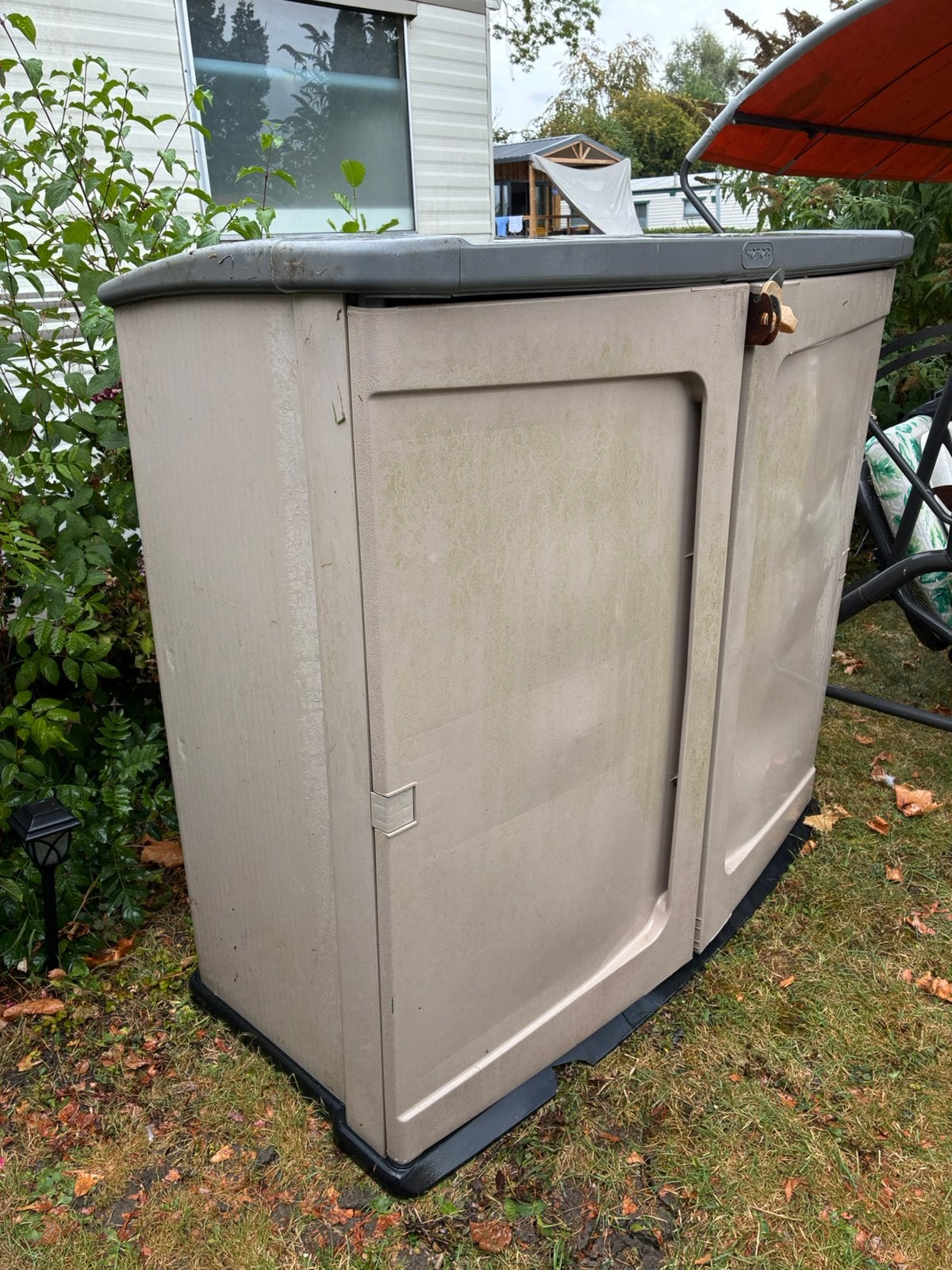 Ketler schuurtje, Tuin en Terras, Bergingen en Tuinkasten, Ophalen, Gebruikt, Kunststof, Overige typen