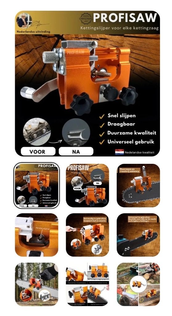 Twee Profisaw kettingzaag slijpers te koop