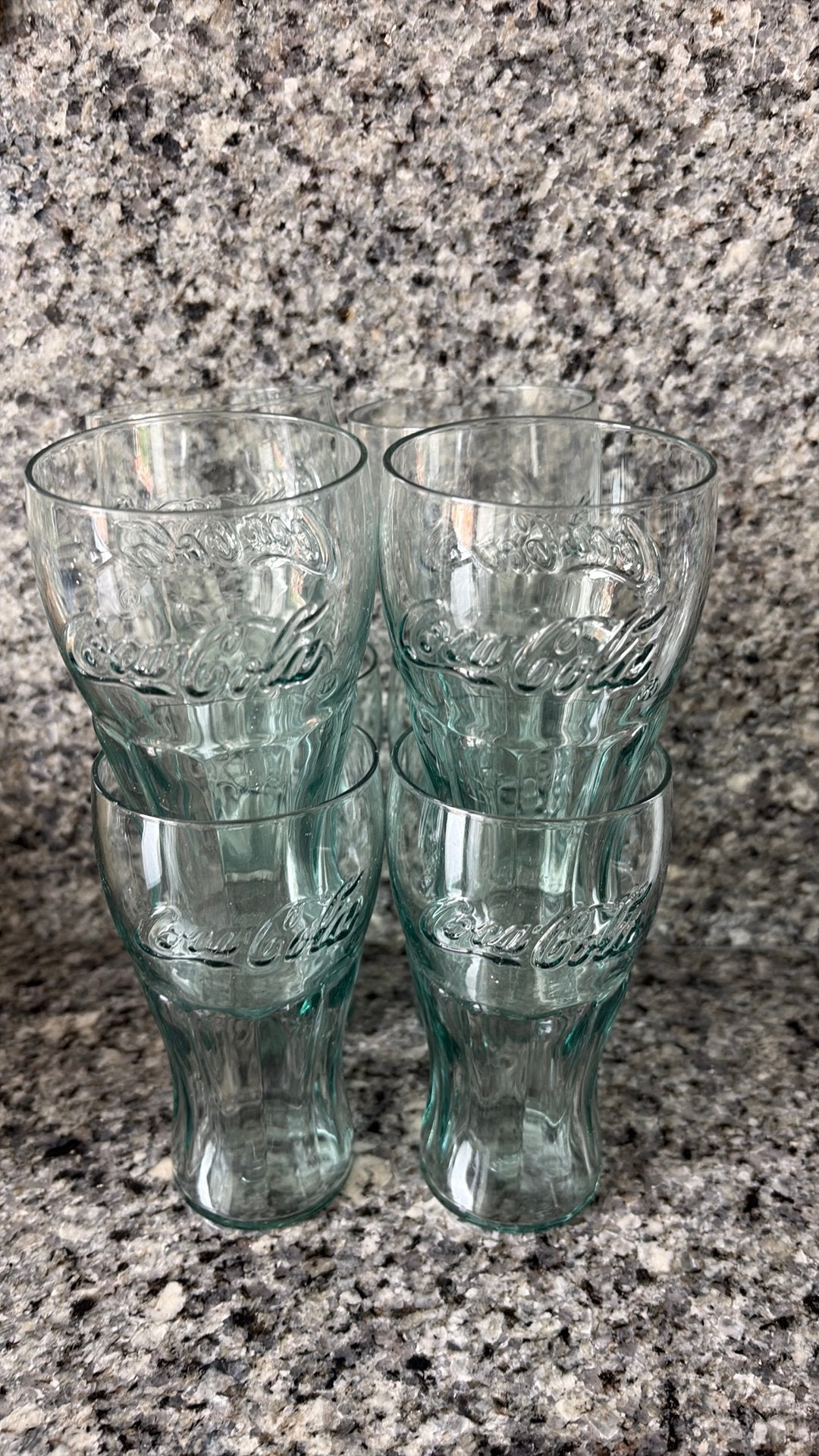 8 stuks coca cola glazen, Verzamelen, Glas en Borrelglaasjes, Verzenden, Zo goed als nieuw, Frisdrankglas