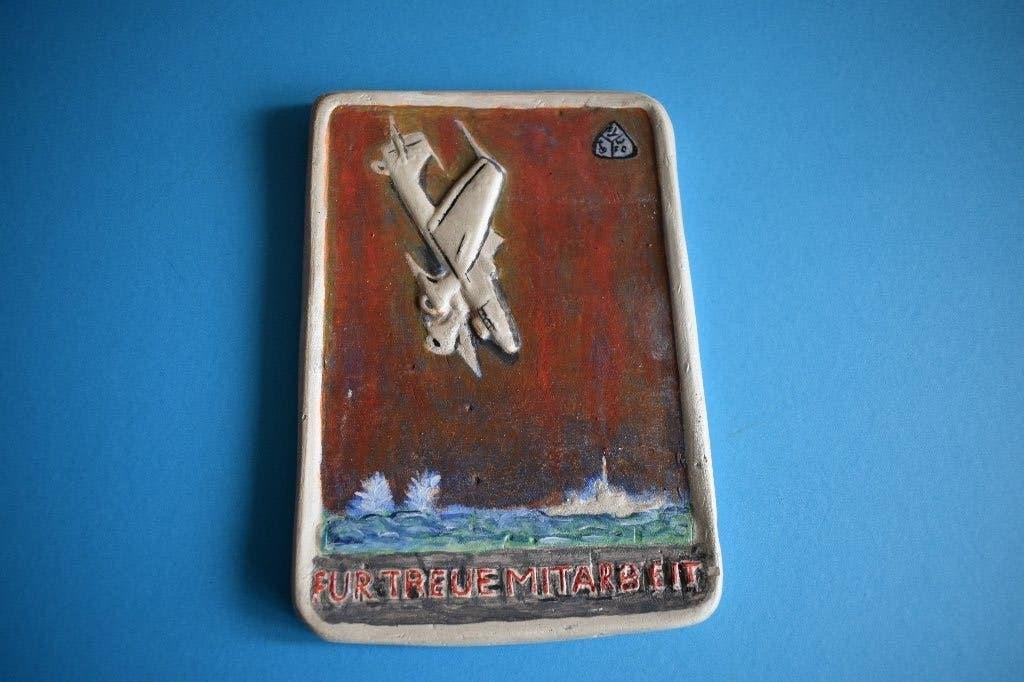 luchtvaart militaria Luftwaffe gipsafdruk, Verzenden, Gebruikt, Overige typen
