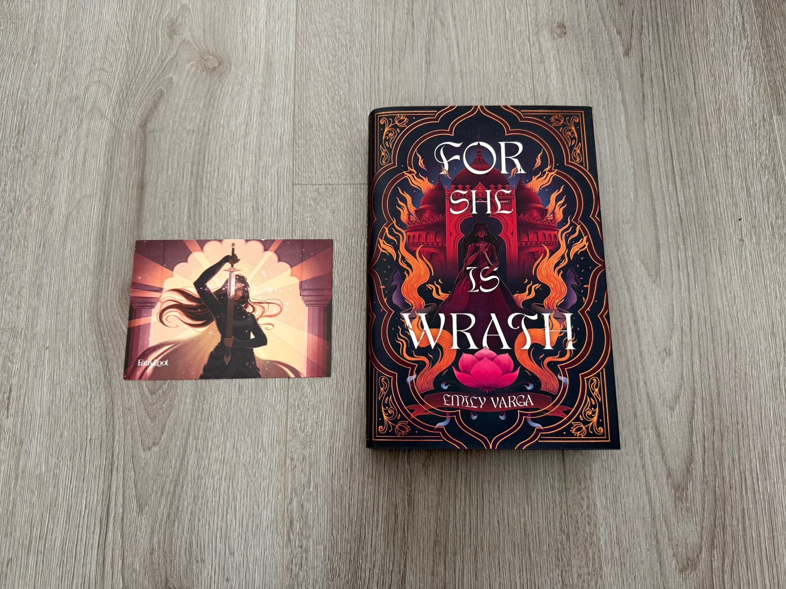 For She is Wrath - Emily Varga [Fairyloot], Ophalen of Verzenden, Zo goed als nieuw