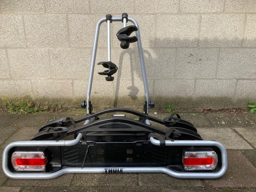 Fietsendrager Thule Euroride 941, Auto diversen, Fietsendragers, Ophalen, 2 fietsen, Zo goed als nieuw, Trekhaakdrager