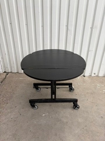 8x inklapbare roomservice/eventtafel op wielen, zwart, Ophalen, Gebruikt, 100 tot 150 cm, 75 cm of meer