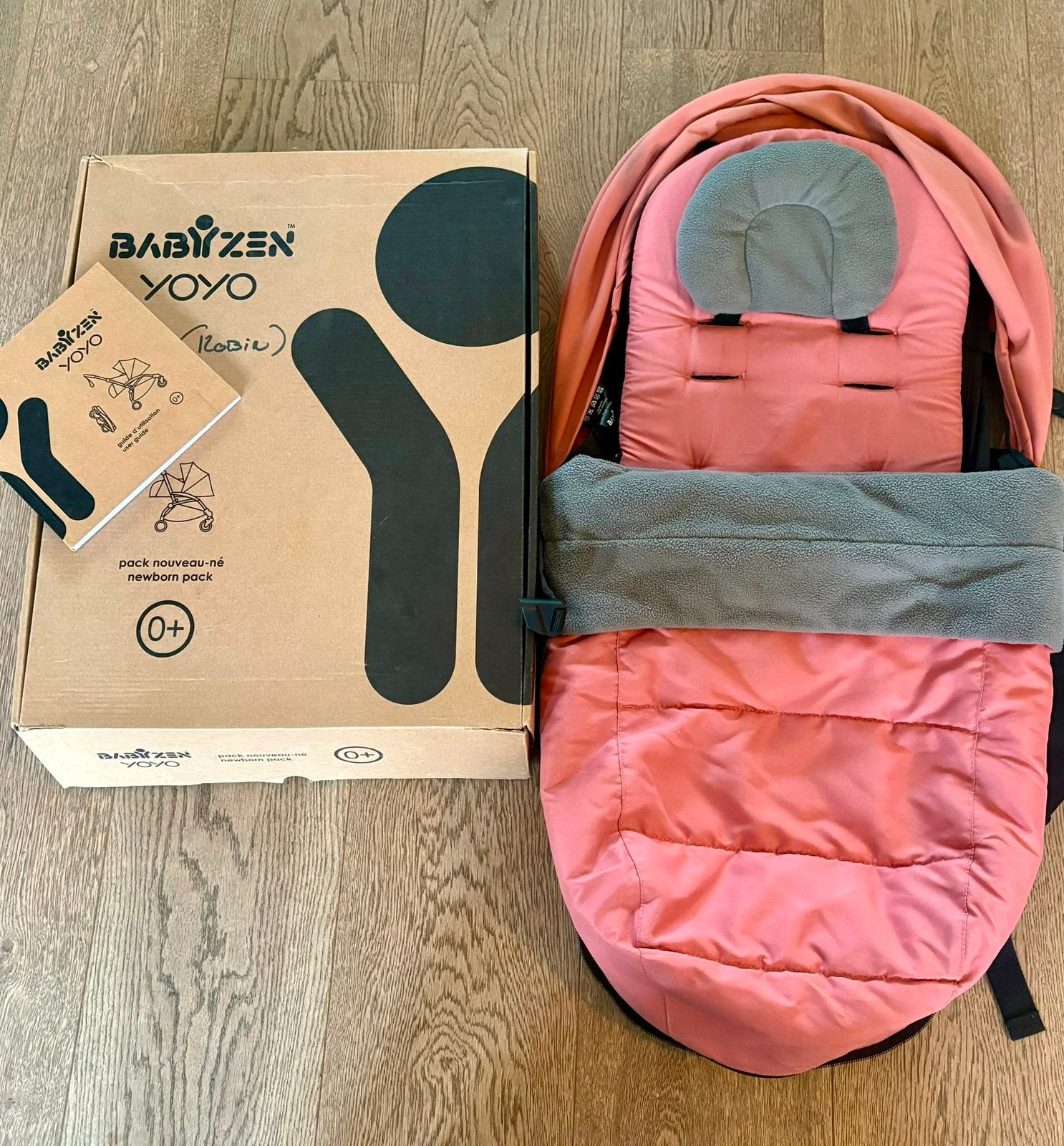 Babyzen YOYO 0+ Newborn Pack Roze (Complete Set + Doos), Gebruikt, Ophalen of Verzenden, Met reiswieg, Kinderwagen