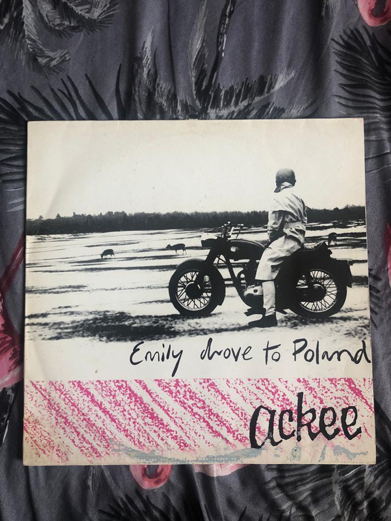 Lp Ackee Emily drove to Poland (1985), Ophalen, Gebruikt, 12 inch