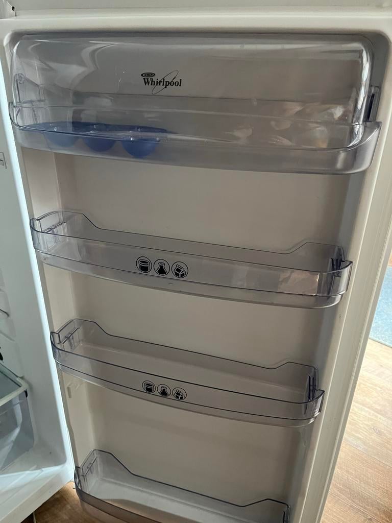 Whirlpool koelvriescombinatie, Ophalen, Gebruikt, 120 tot 140 cm, 100 tot 150 liter
