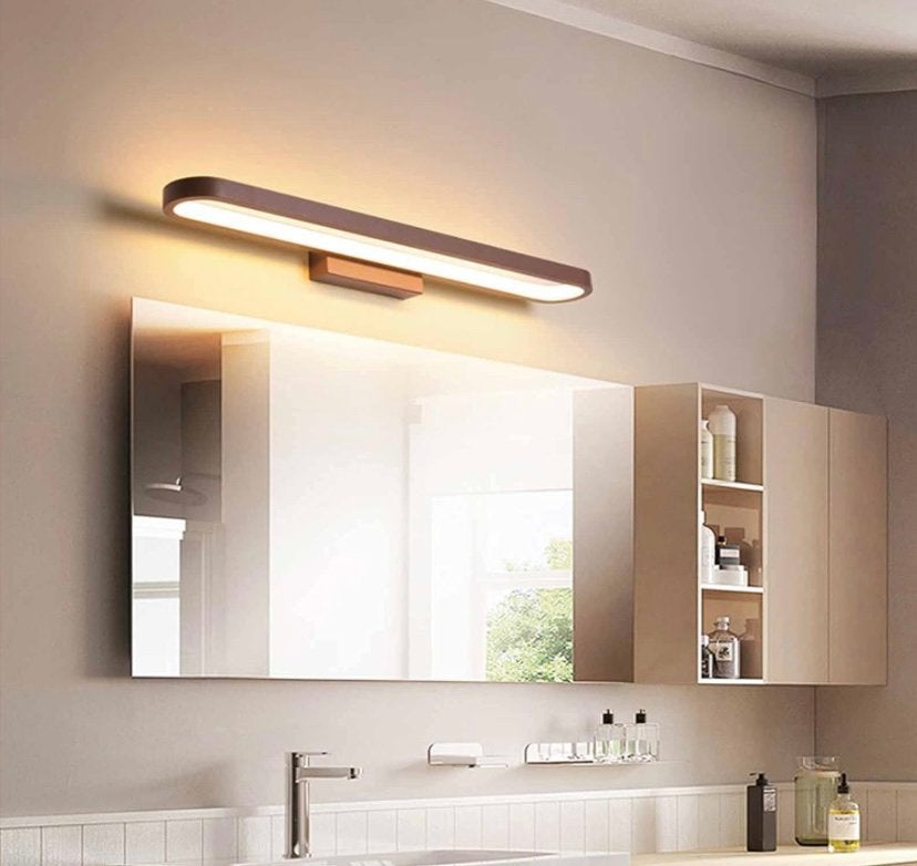 Nieuwe bruine  led lamp 60 cm geschikt badkamers, Huis en Inrichting, Lampen | Wandlampen, Nieuw, Kunststof, Ophalen of Verzenden