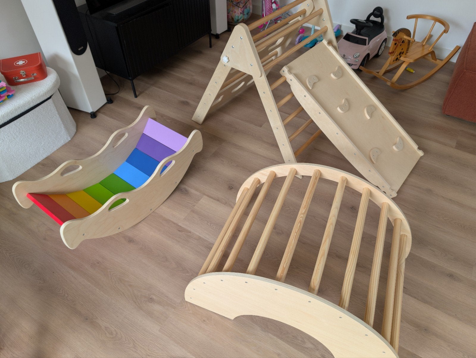 Klimtoestellen voor babys, peuters en kleuters 5-1, Ophalen, Zo goed als nieuw, Klimwand, Aanbouwonderdeel