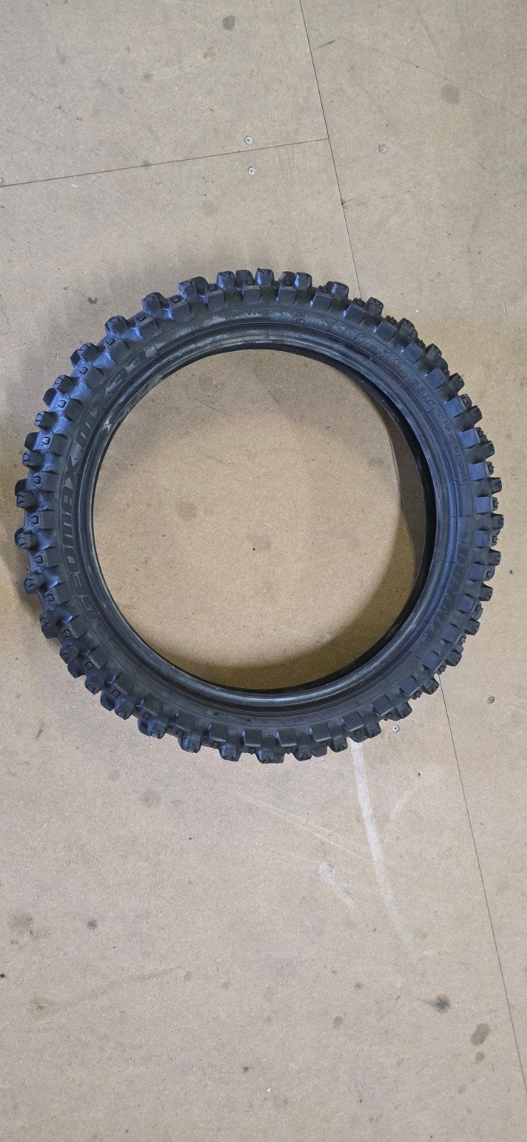 Dunlop crossband 120/80-19, Ophalen