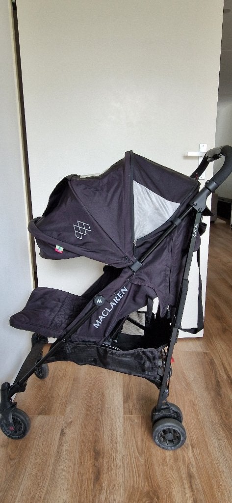 Buggy Maclaren Quest Arc black, Ophalen, Zo goed als nieuw, Maclaren, Verstelbare rugleuning