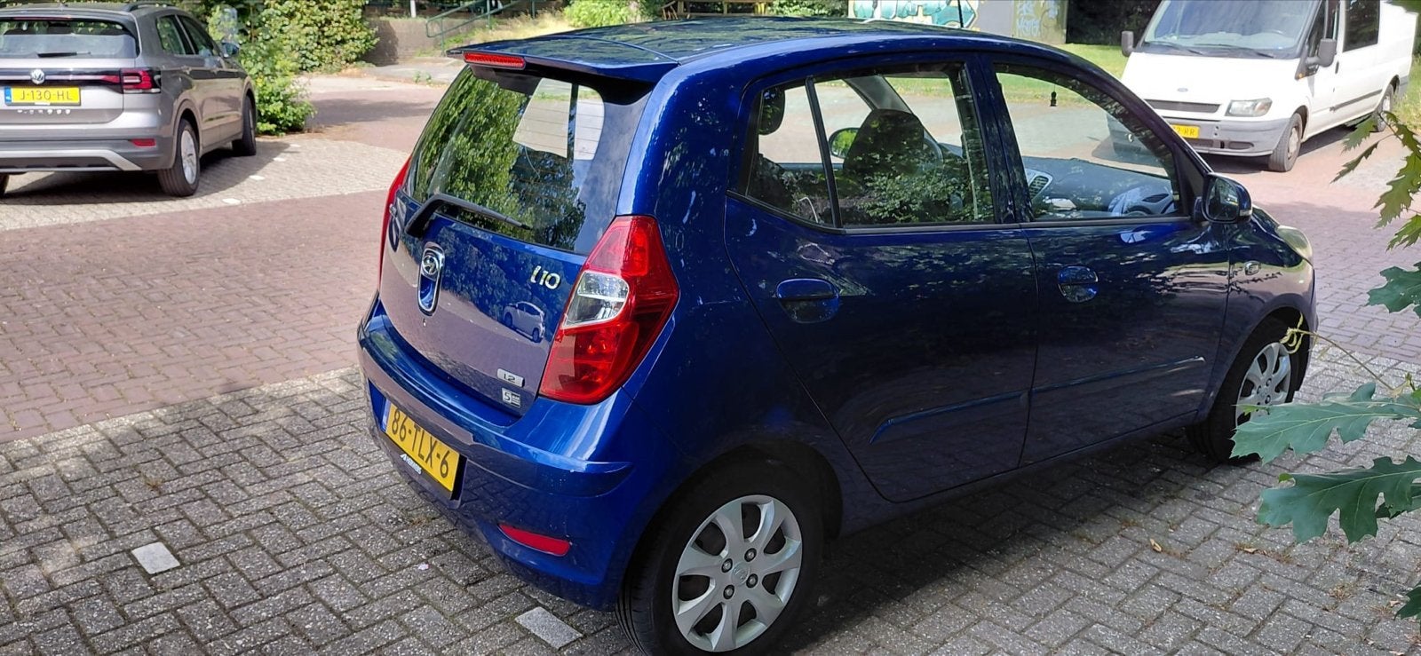 *** HYUNDAI I10 1.25 VOLAUTOMAAT 2012  LAGE KM STAND NAP ***, Auto's, 31 €/maand, 4 cilinders, Parkeersensor, Blauw