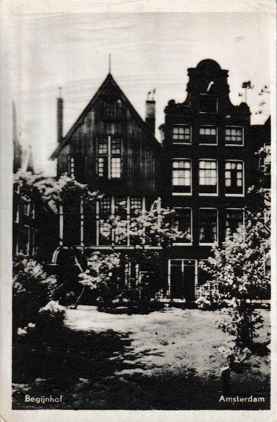 AMSTERDAM - BEGIJNHOF, Ophalen of Verzenden, 1940 tot 1960, Gelopen, Noord-Holland