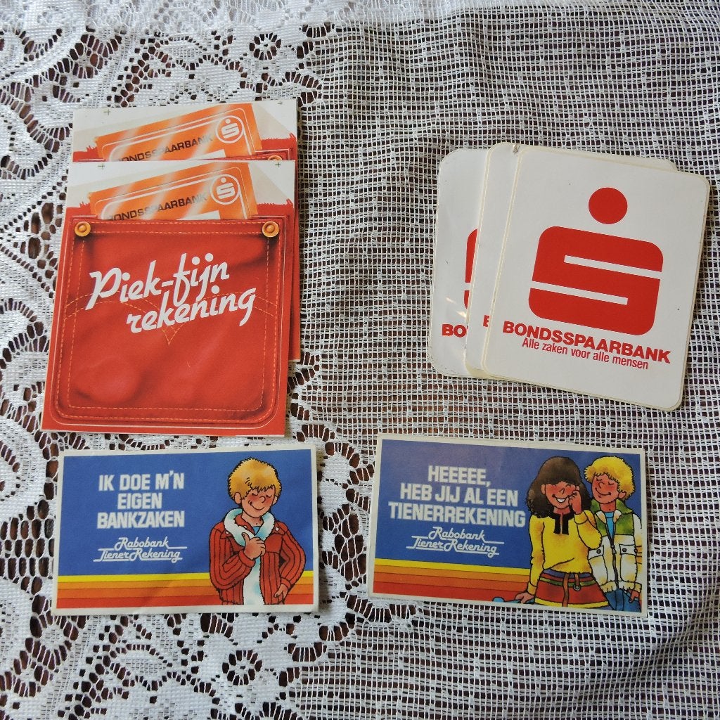 Stickers Bank SNS rabobank, Ophalen of Verzenden, Zo goed als nieuw, Bedrijf of Vereniging