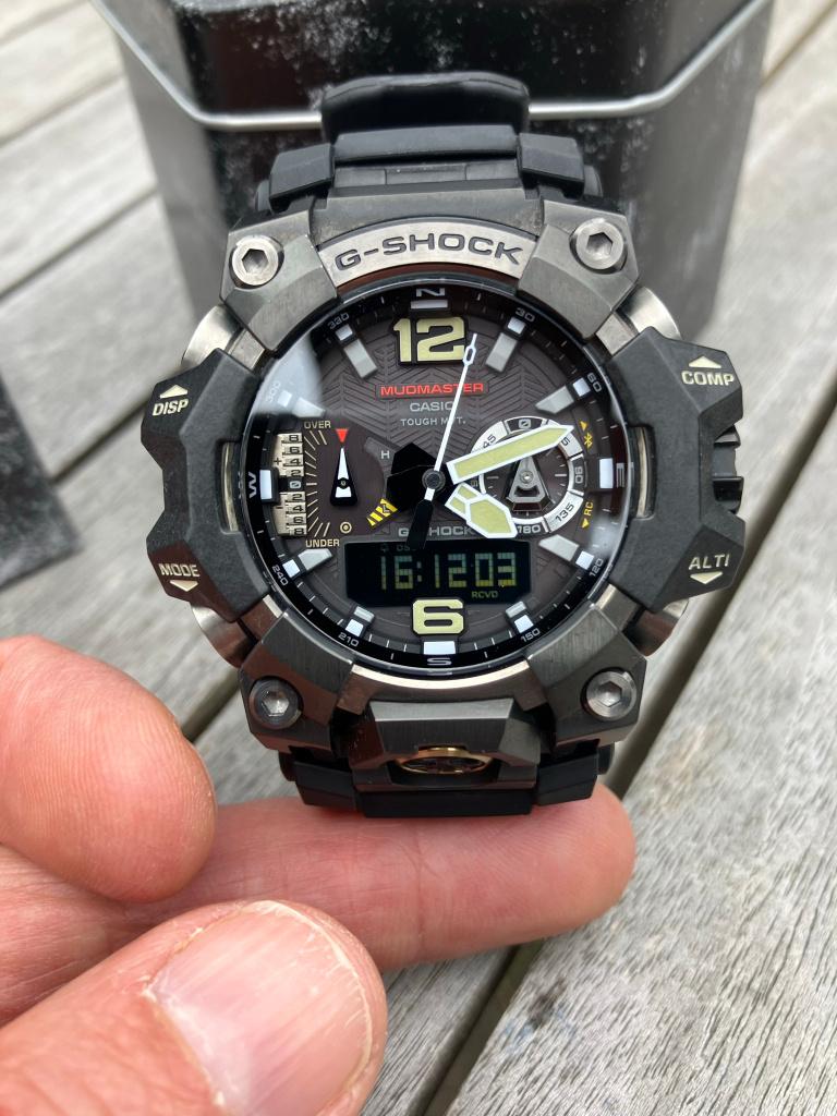 Casio G-Shock GWG-B1000-1AER Mud Master, Sieraden, Tassen en Uiterlijk, Horloges | Heren, Polshorloge, Kunststof, Ophalen of Verzenden