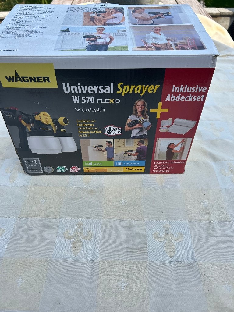 Wagner 570 flexio verfspuit nieuw in doos!, Ophalen, Nieuw, Verfspuit of Verfpomp