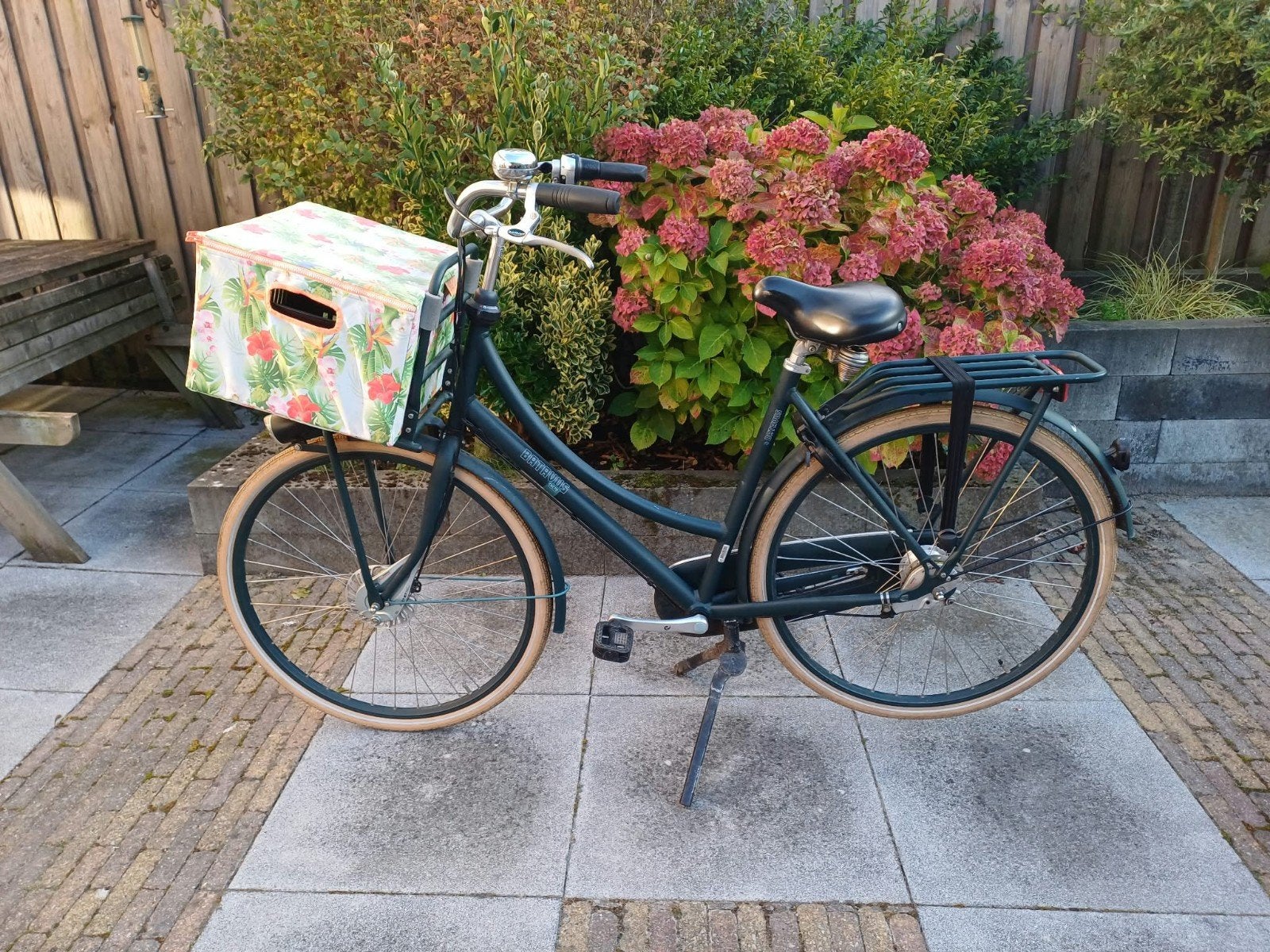 Batavus CNCTD 55cm, 7 versnellingen, krat met hoes, Ophalen, Velgrem, Versnellingen, Batavus