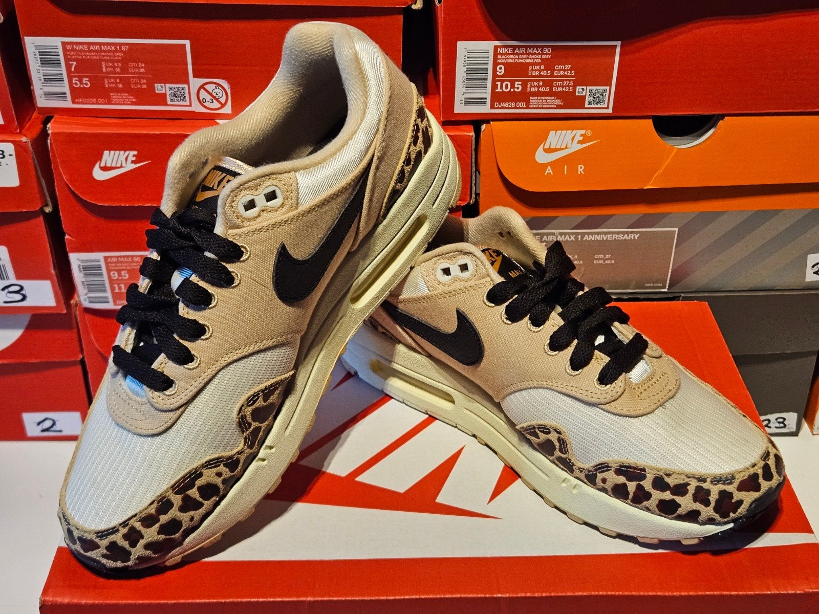 nike air max 1 leopard maat 39, Nike air max, Overige kleuren, Ophalen of Verzenden, Sneakers of Gympen