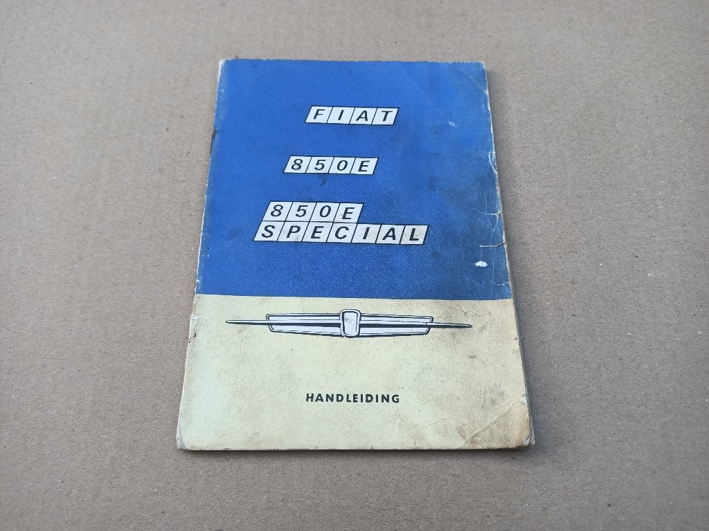 Instructieboekje: Fiat 850E Special (1971), Ophalen of Verzenden