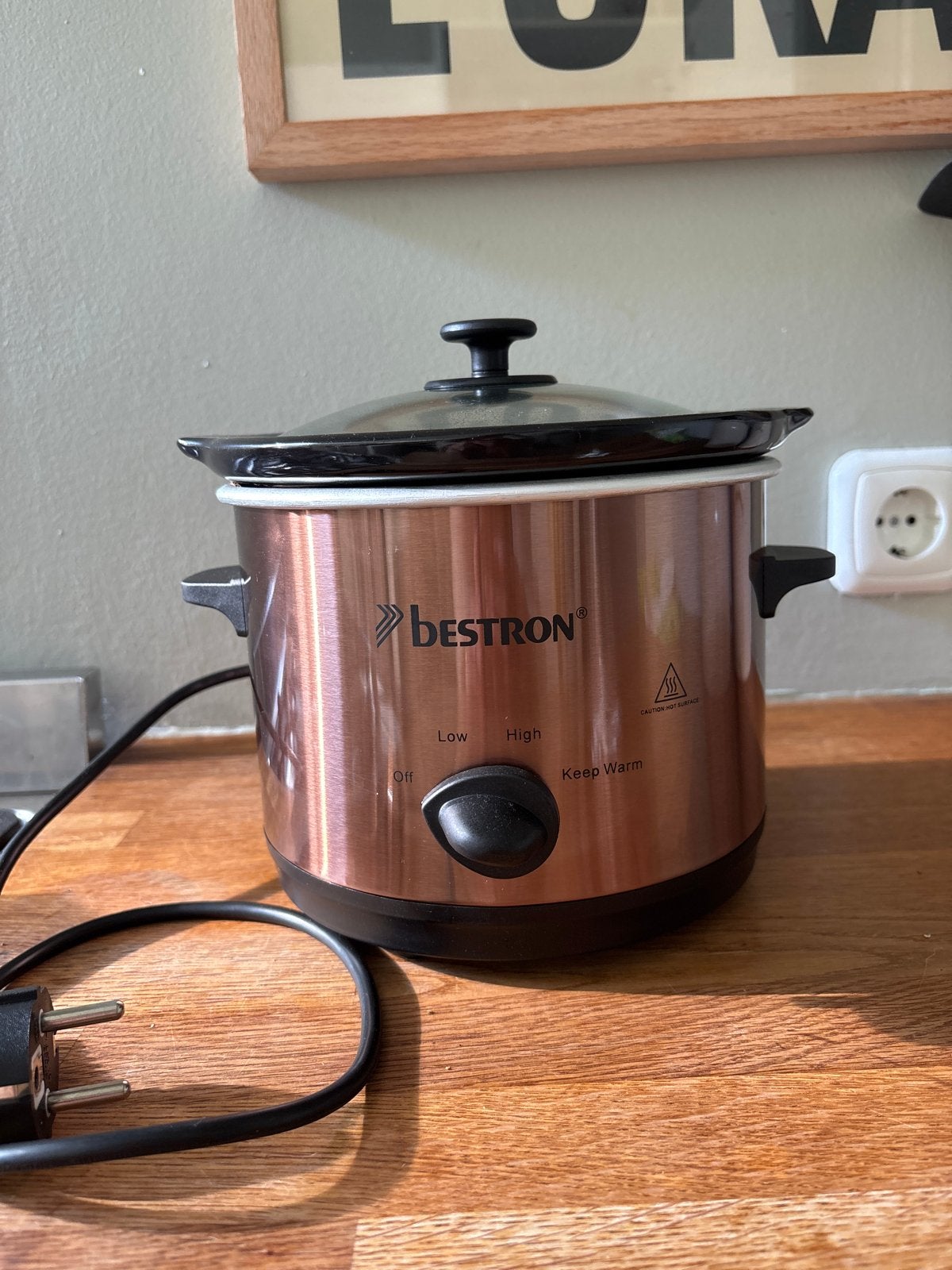 Bestron Slowcooker - Koperkleurig - Zo goed als nieuw, Ophalen, Zo goed als nieuw