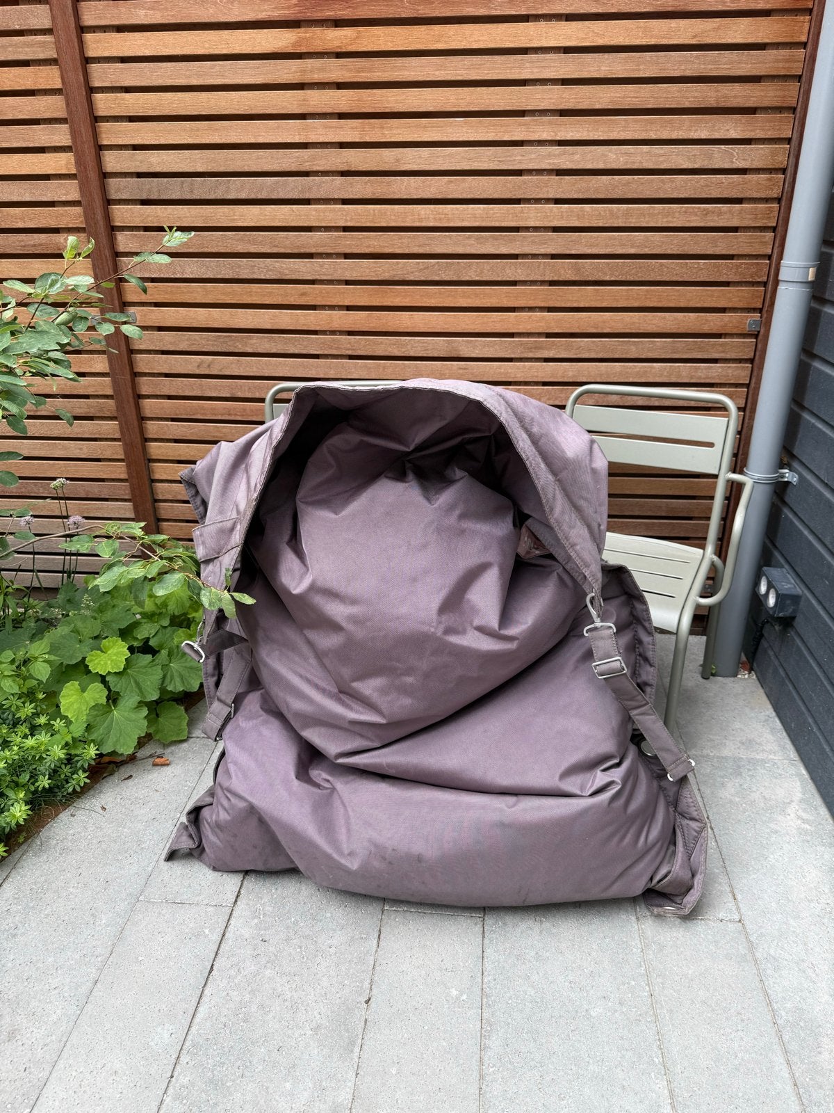 Fatboy zitzak in goede staat, Ophalen, Gebruikt, Grijs, Zitzak