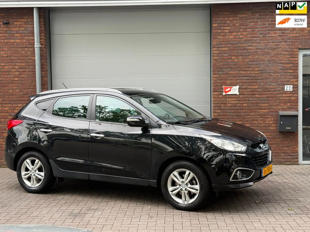 Hyundai Ix35 2.0i Style Executive|AIRCO|NIEUWE APK|AUTOMAAT, Auto's, Hyundai, Gebruikt, Zwart, 4 cilinders, 1600 kg