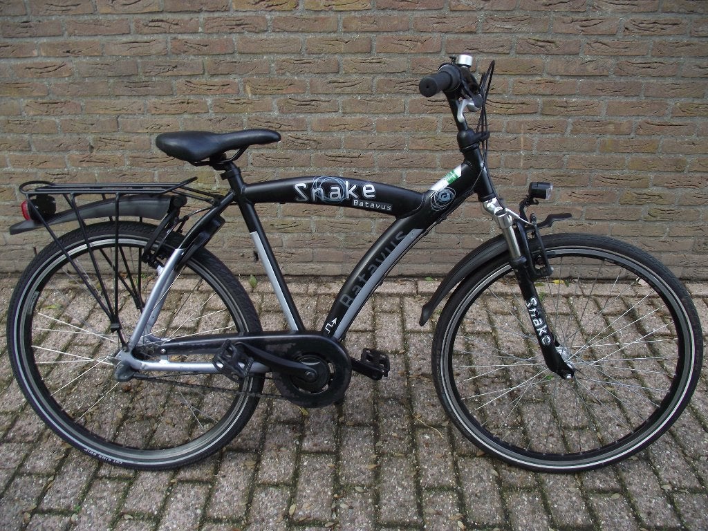 26 inch jongensfiets batavus snake 3 nexus versn + vering, Velgrem, Batavus, Zo goed als nieuw, Handrem