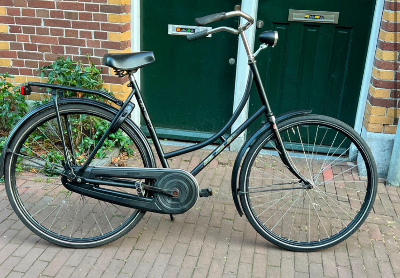 Mooi omafiets BSP 28 inch Frame maat 56, Fietsen en Brommers, Terugtraprem, 53 tot 56 cm, Zo goed als nieuw, Ophalen