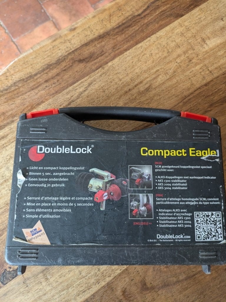 Te koop: Koppelingsslot DoubleLock Compact Eagle, Ophalen of Verzenden, Zo goed als nieuw