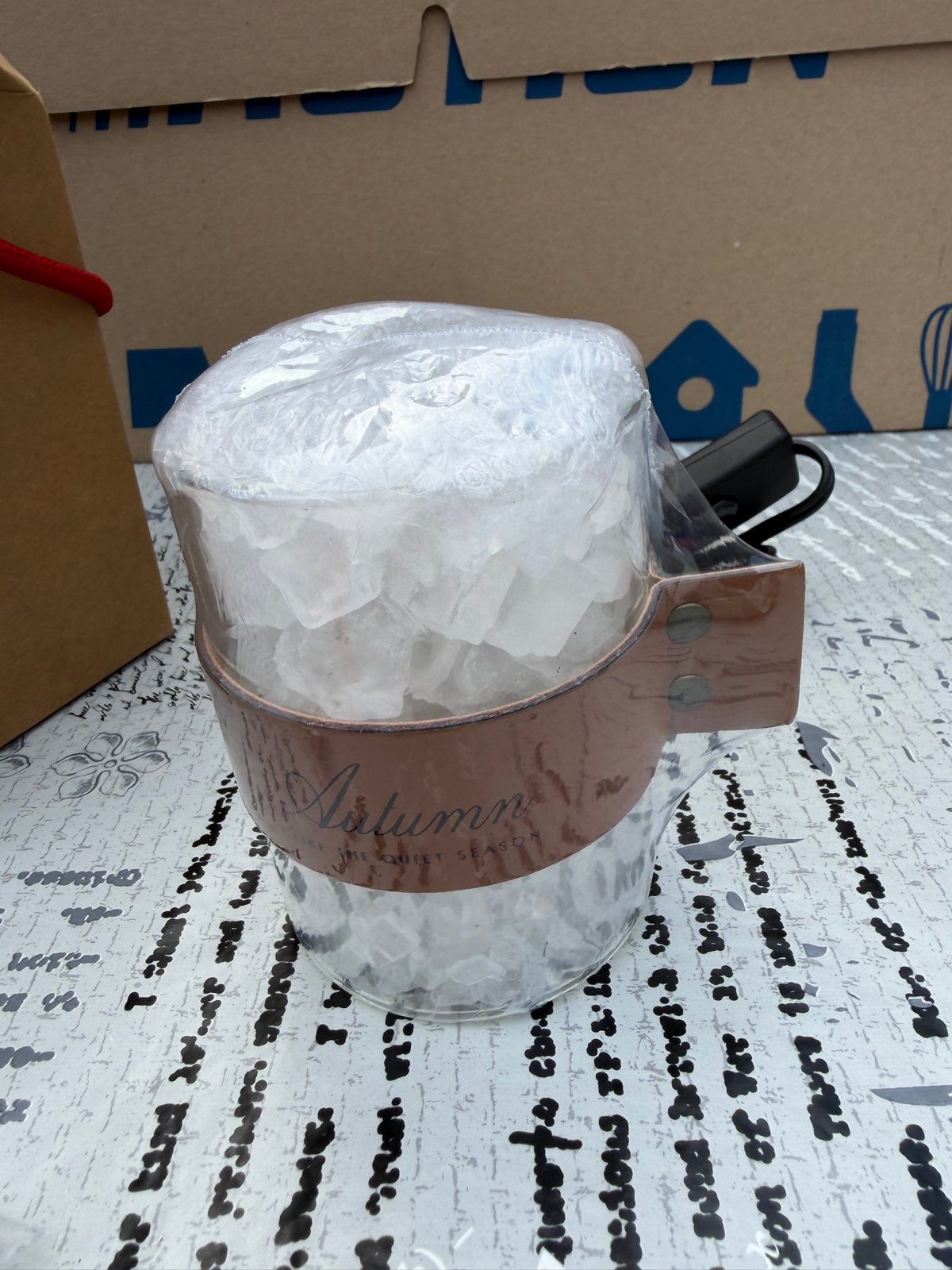 Zoutlamp - Saltlife, Ophalen, Overige stijlen, Nieuw, Natuurlijk materiaal
