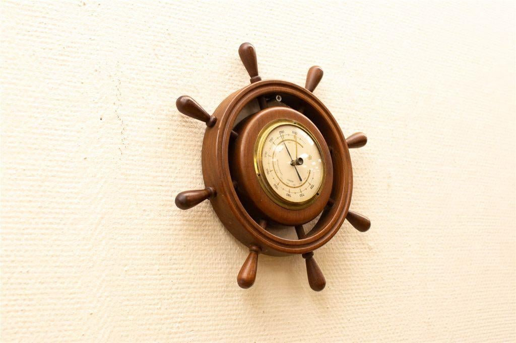 Barometer in de vorm van een stuurwiel 38847, Ophalen of Verzenden, Gebruikt