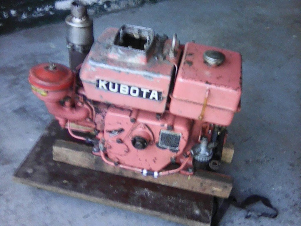 Kubota stationaire dieselmotor, Doe-het-zelf en Verbouw, Ophalen, Gebruikt, Dieselmotor, 1800 rpm of meer