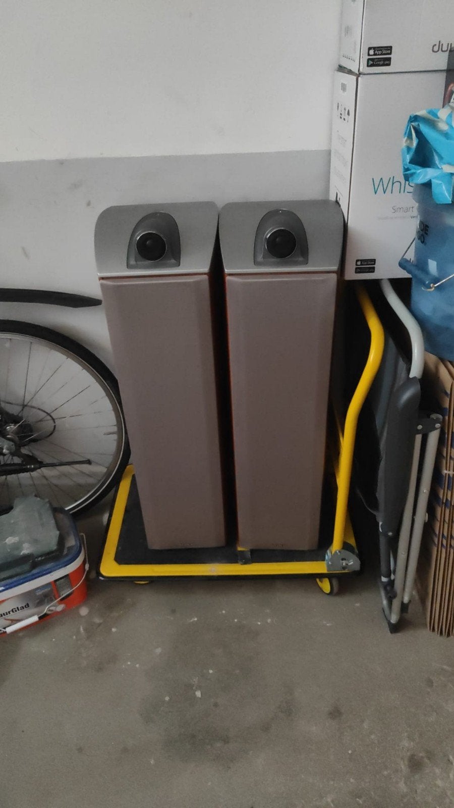 Set van 2 vloerstaande luidsprekers, Ophalen, Vloerstaande luidspreker, Gebruikt, 120 tot 150 watt