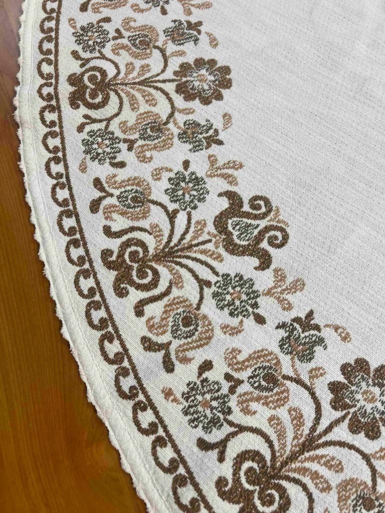 Tafelkleed geborduurd 150 cm, Gebruikt, Etten-Leur, Rond, DJT@dejuistetoon.eu