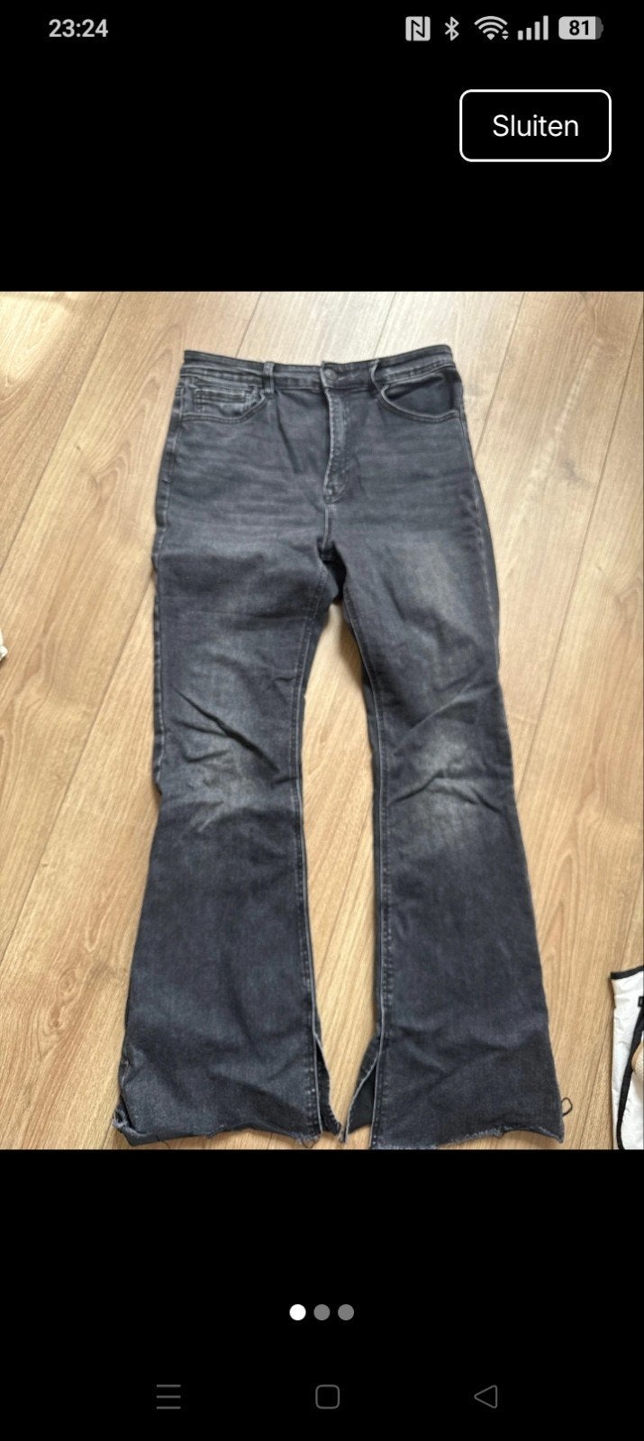 Strandadeuis broek maat 42 grijs, Kleding | Dames, Spijkerbroeken en Jeans, Ophalen of Verzenden, Grijs, Gedragen, Strandadeuis