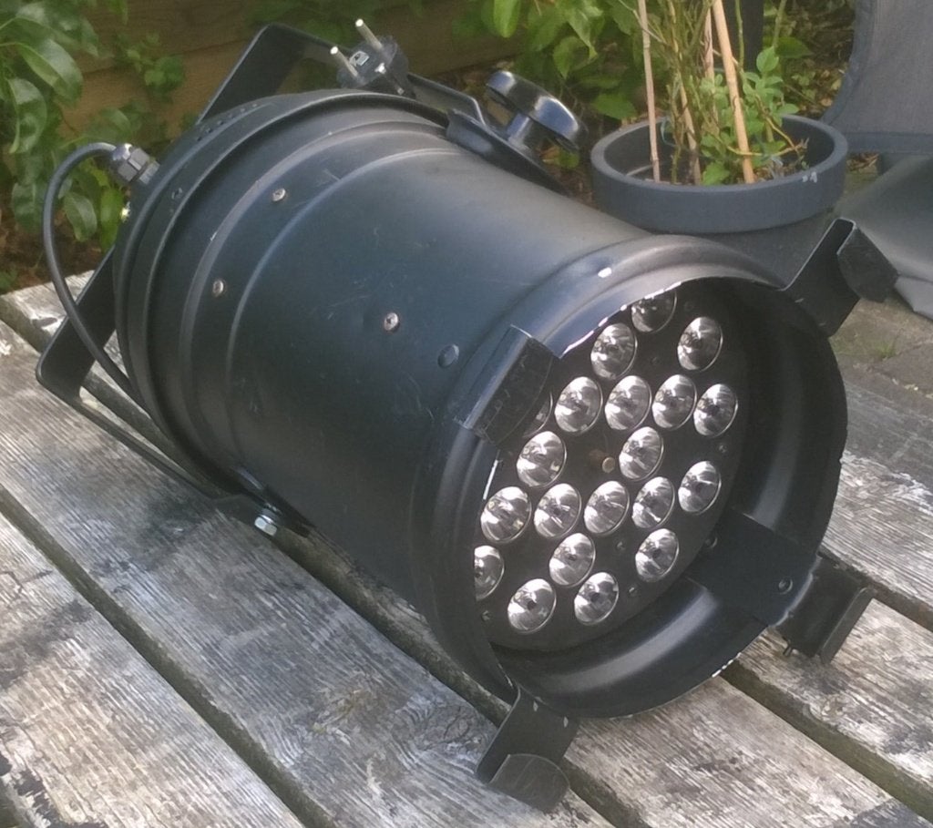 Verlichting PAR-64 LED Showtec, Muziek en Instrumenten, Licht en Laser, Gebruikt, Geluidgestuurd, Showtec, Ophalen of Verzenden