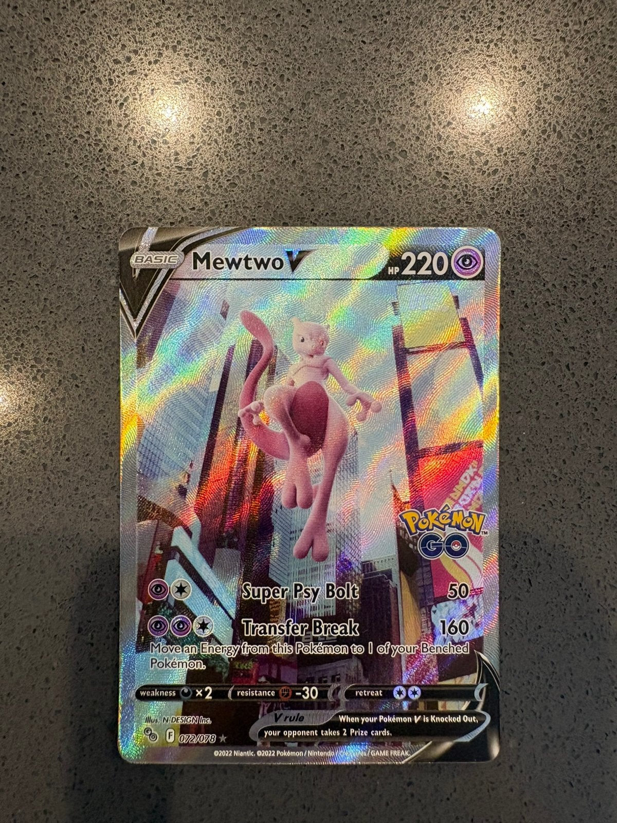 Pokemon kaart Mewtwo 072/078, nieuw!!, Ophalen of Verzenden, Nieuw